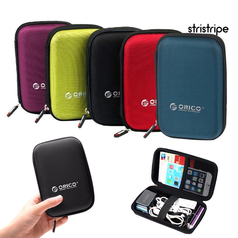 STR ORICO 2.5Inch Hard Disk Case Cables Power Bank Storage Bag Organizer for Seagate