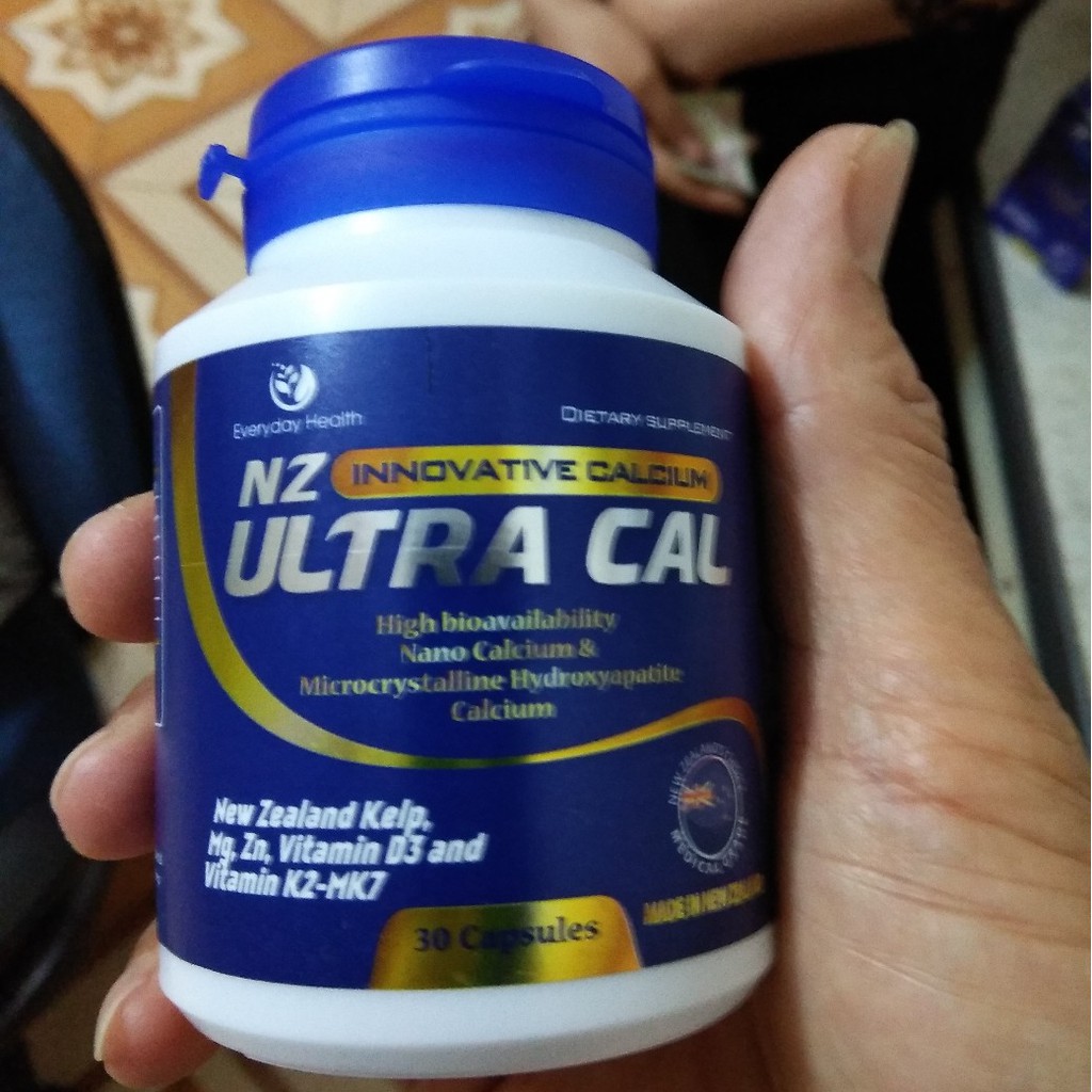 {Nhập Newzeland} NZ-ULTRA CAL Bổ sung canxi hữu cơ cho mẹ bầu và trẻ đang độ tuổi phát triển xương (30 viên)