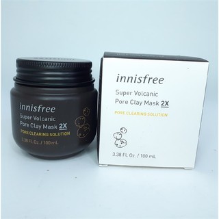 Mặt nạ đất sét Innisfree Super Volcanic Pore Clay Mask 2X 100ml