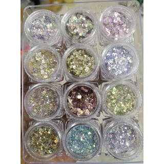 Kim Tuyến Vẩy cá, set nhũ vẩy cá ẩn gel