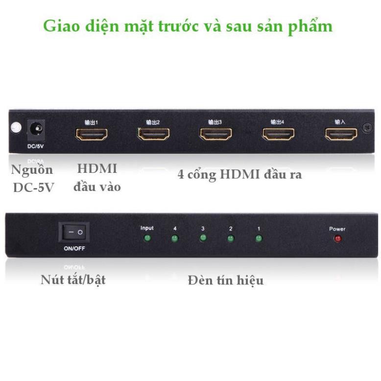 Bộ chia HDMI 1 ra 4 Ugreen 40202 chính hãng - Hapugroup