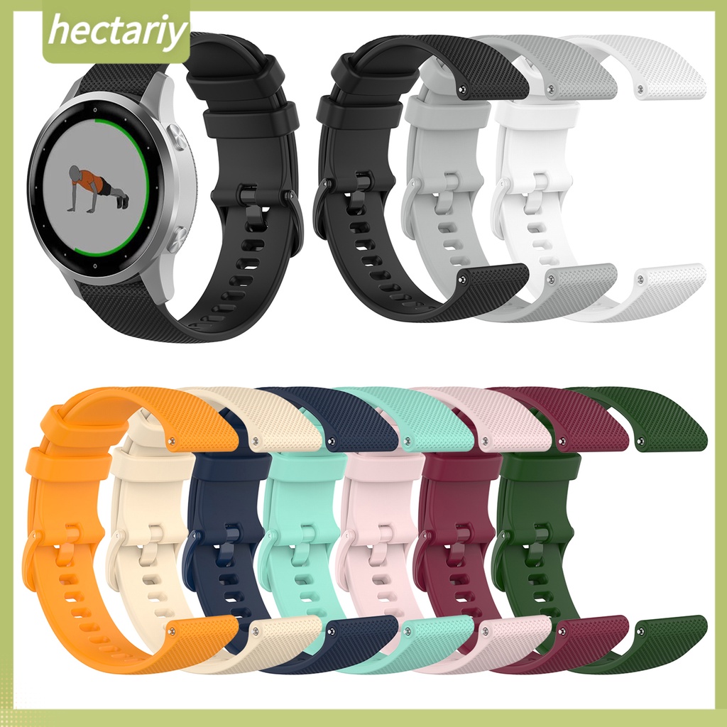 Set dây đeo đồng hồ thay thế bằng silicon chống trượt chống nước 18mm cho Garmin Venu 2s