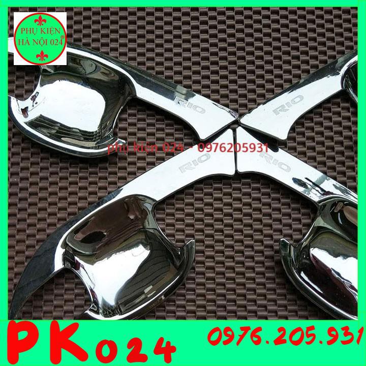 [Kia Rio 2016-2020] Bộ Ốp Hõm Tay Nắm Cửa Mạ Crom Chống Trầy Xước Cho Ô Tô - Kia Rio 2016-2020