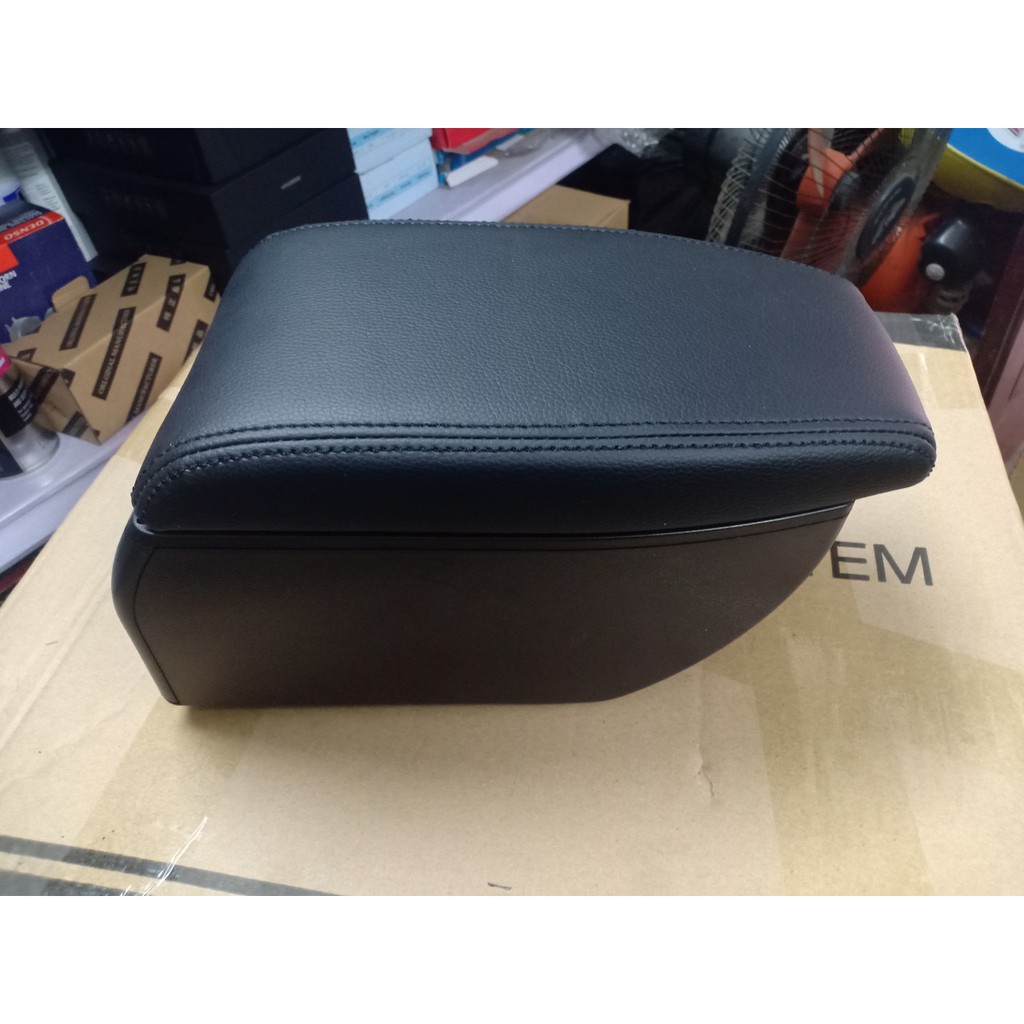 Hộp tỳ tay cao cấp dành cho xe Toyota Wigo 2018 2019 2020 màu đen mẫu T03