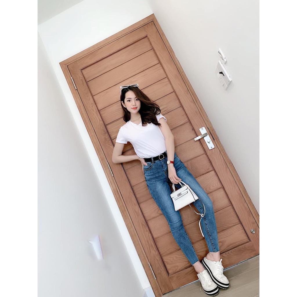 quần jeans nữ thiết kế đẹp hợp thời trang 2019 A003