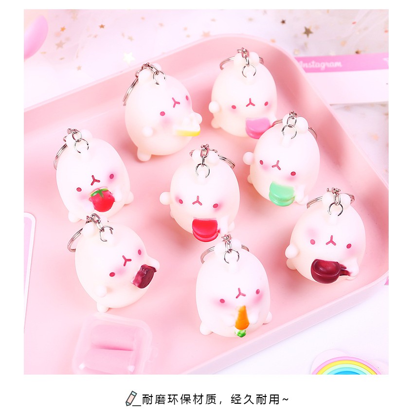 Móc khóa thỏ molang kute