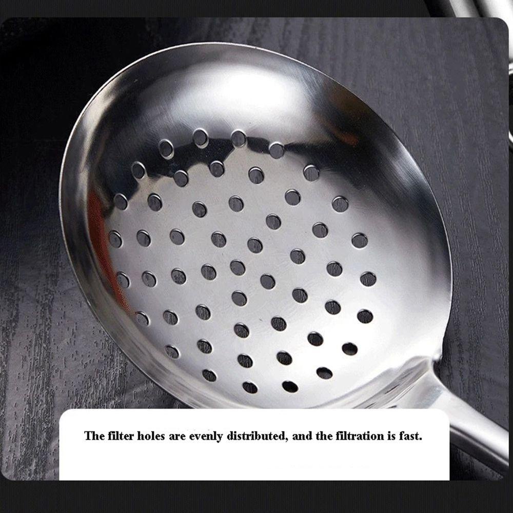 MUVAKO Muỗng Ăn Cơm / Súp Bằng Thép Không Gỉ Tiện Dụng Mang Theo Du Lịch Cắm Trại