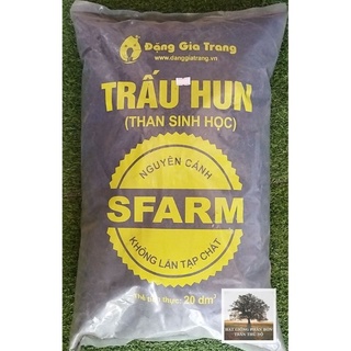 Trấu hun nguyên cánh sfarm túi 20dm3