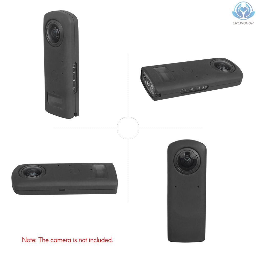 (Hàng Mới Về) Vỏ Silicone Mềm Bảo Vệ Chống Sốc Chống Trầy Có Thanh Đỡ Cho Ghi Hình Ricoh Theta Z1