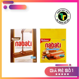 Bánh xốp phô mai hiệu Nabati hộp giấy lớn ăn siêu đã loại 320g