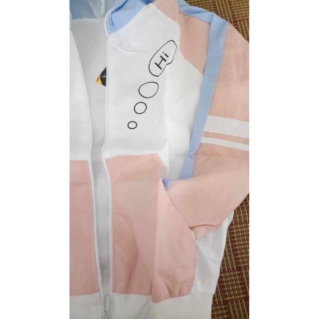 [Giá Sập Sàn] Áo khoác dù nữ form rộng phối chữ số 26 cá tính có nón đẹp | BigBuy360 - bigbuy360.vn