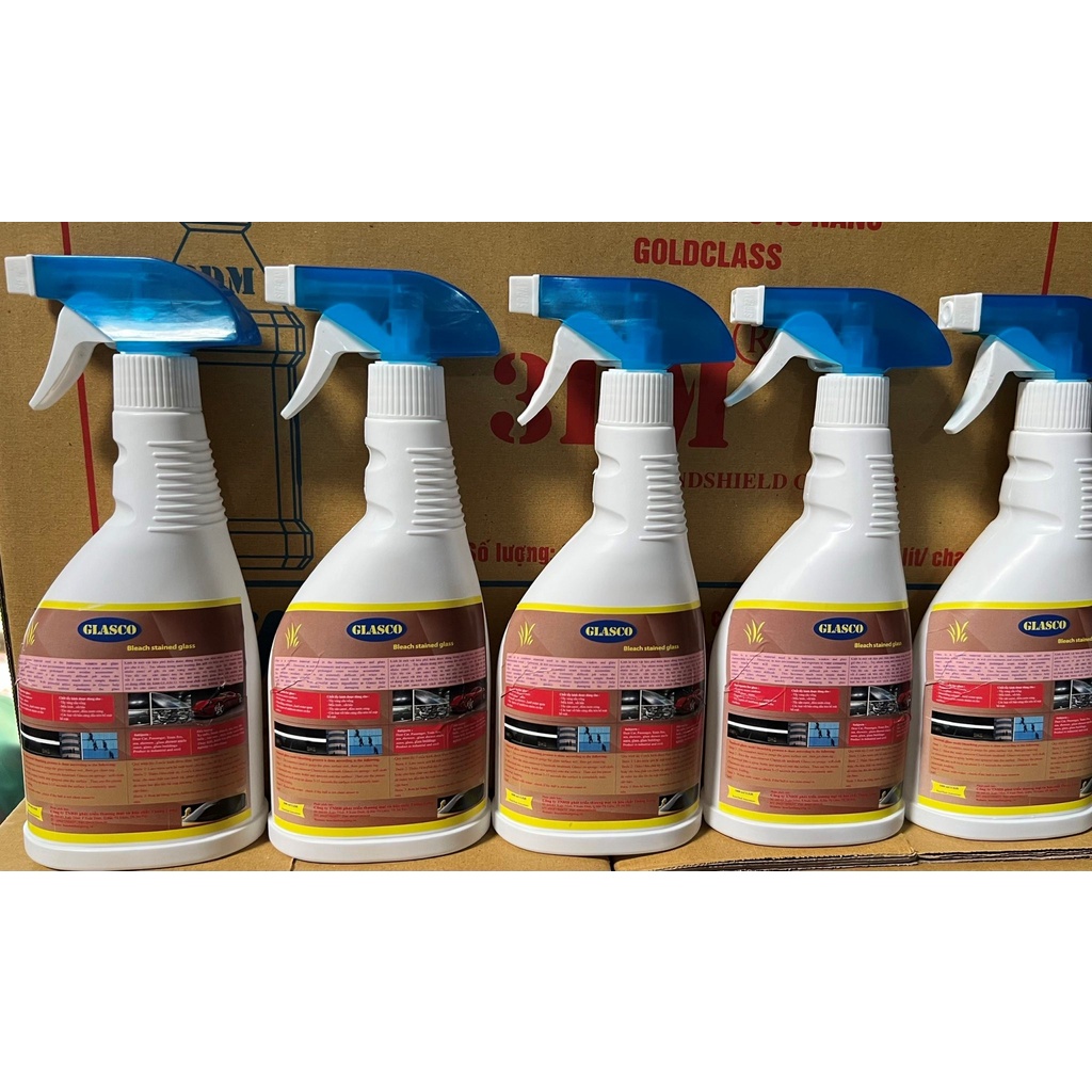 BÌNH XỊTTẩy kính ố mốc vảy cá;kính nhà tắm,kính ô tô,...GLASCO 500ML
