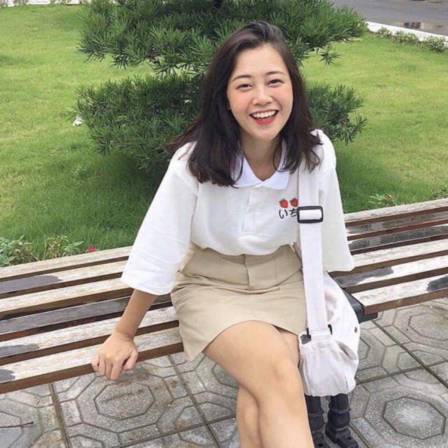 Áo polo Dâu Tây cổ bo rệt siêu xịn kèm ảnh thật siêu hot | BigBuy360 - bigbuy360.vn