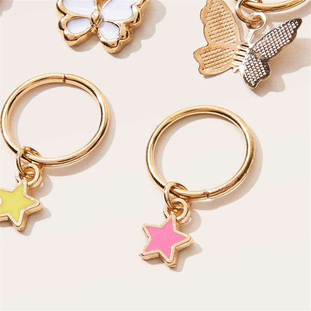 Set 6 Kẹp Tóc Hình Bướm Thời Trang