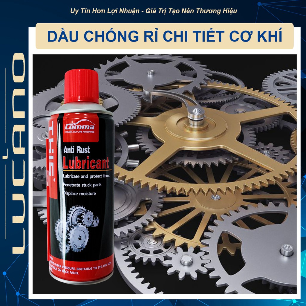 [LUCANO] Dầu Bôi Trơn Ổ Khóa, Xịt Chống Rỉ Sên, Xích, Bản Lề Cửa, Vành Ô tô, Chi Tiết Cơ Khí - THIS Anti Rust Lubricant