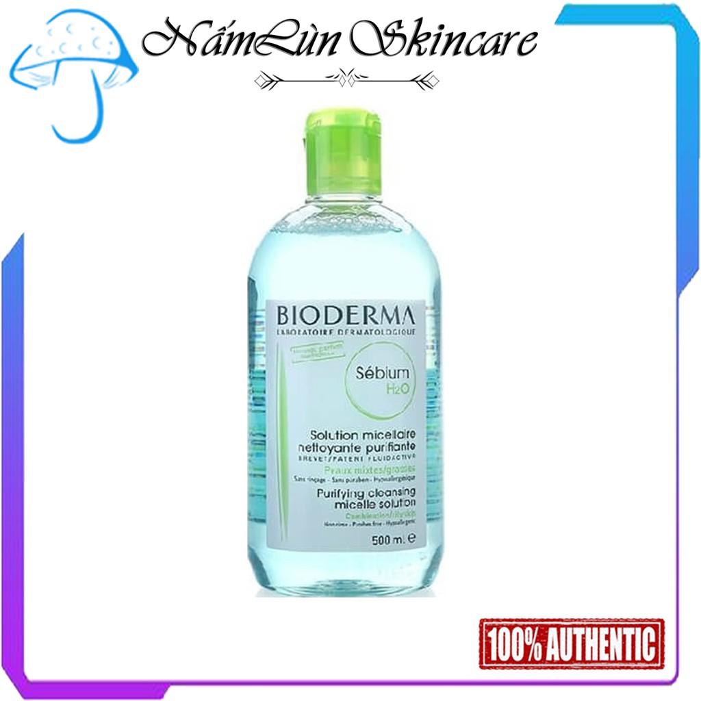 Tẩy trang Bioderma Xanh lá / Hồng