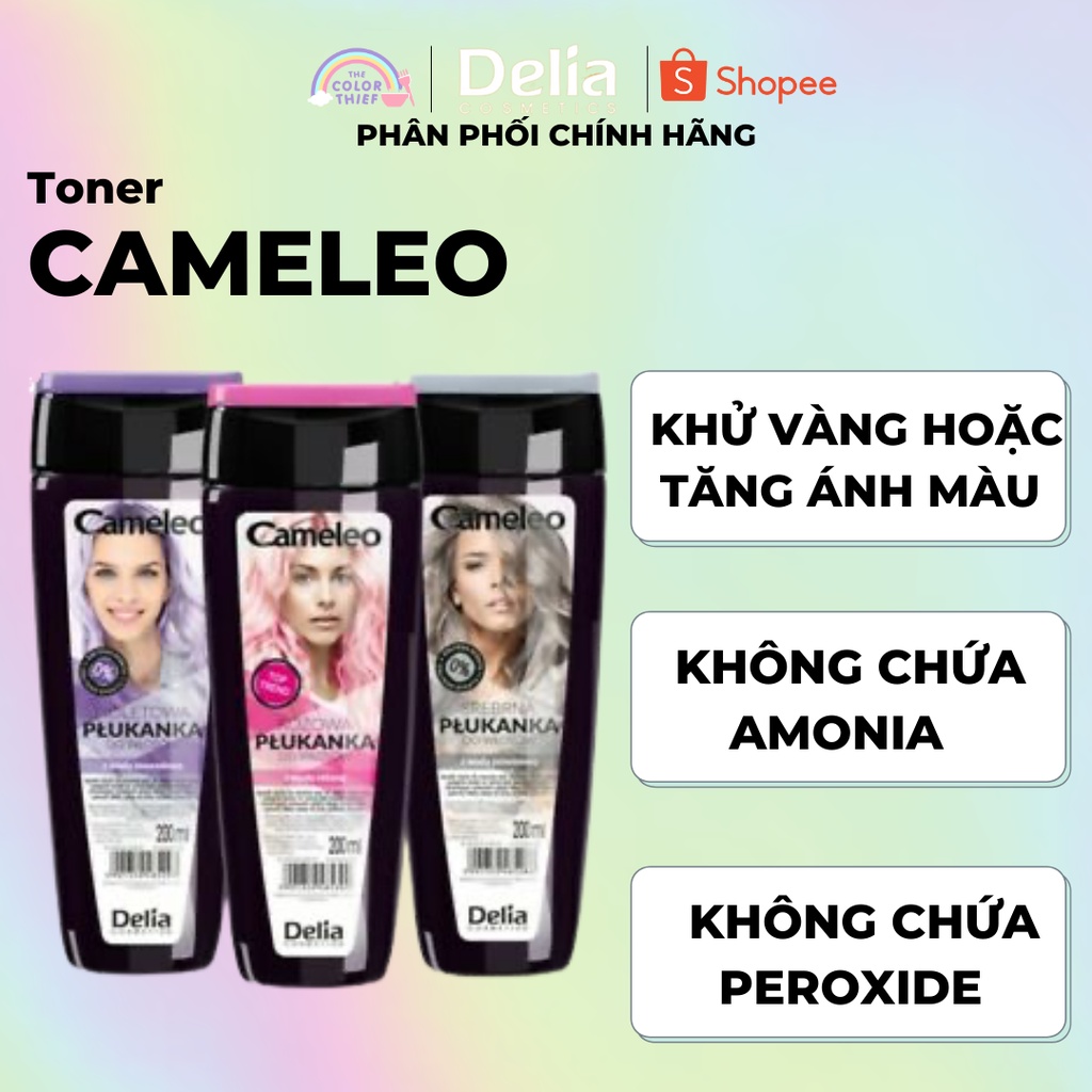 Toner dạng nước Cameleo tăng ánh màu cho tóc