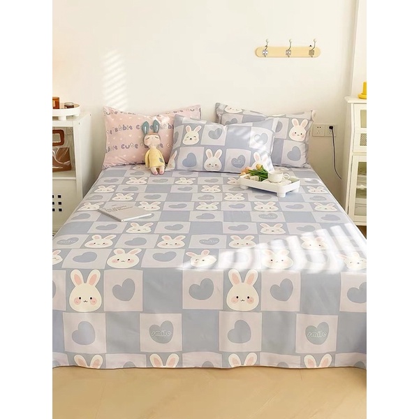 Ga Gối cotton living mặt thỏ