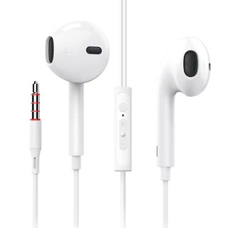 Tai nghe có dây HIFI âm thanh nổi 3.5mm DGT điều chỉnh âm lượng kèm micrô cho điện thoại iPhone Android