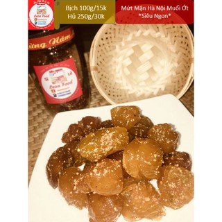 [ 25k/Hủ 250g ] Mứt Mận Khía Lắc Muối Ớt