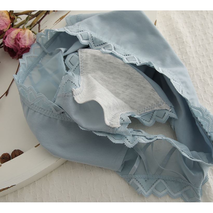 Quần Lót Nữ Cotton Siêu Mềm Đan Dây Hông P335