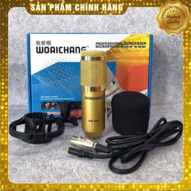 [Mã ELHACE giảm 4% đơn 300K] CHỌN BỘ THU ÂM KARAOKE MIC BM 900-SOUND CARD V8 có BLT tặng kèm tai ốp