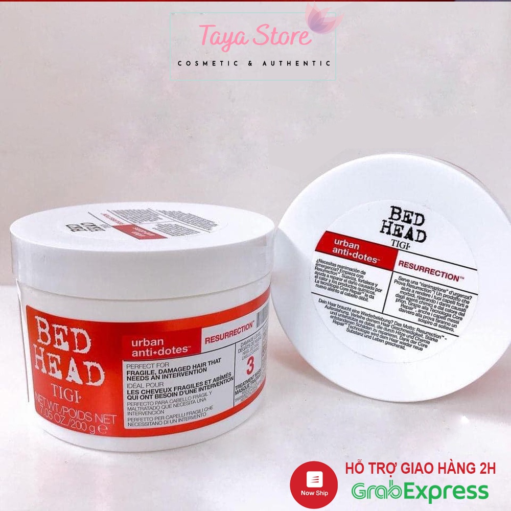 Ủ tóc Tigi Bed Head 200g Kem ủ tóc Tigi dành cho tóc hư tổn, xơ rối, gãy rụng