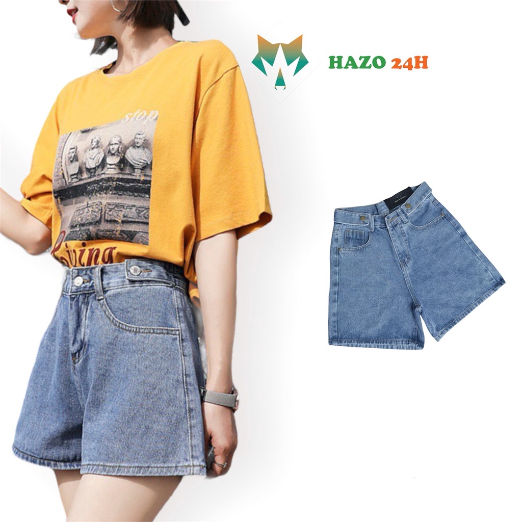 Quần Short Jeans Nữ Chuẩn Form Fashion 296-198 Chất liệu Cao cấp Trẻ trung cực hot