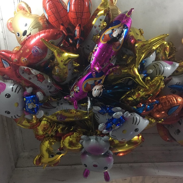 Combo 100 bóng thú đại kèm que