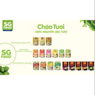 Combo 10 gói cháo tươi Sg food