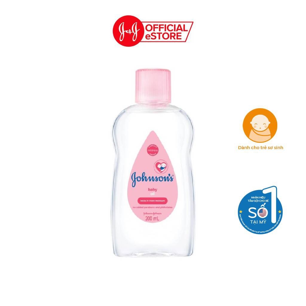 Dầu mát xa dưỡng ẩm Johnson's baby oil pink 200ml - 100980003