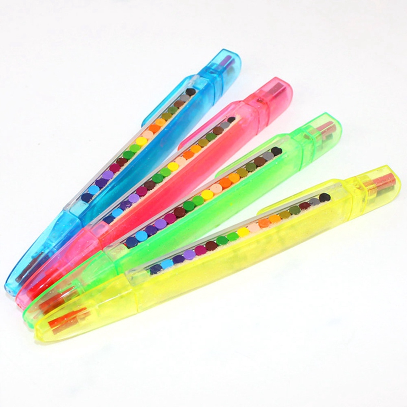 Bút sáp màu sắc không độc hại an toàn cao cấp tiện lợi dễ sử dụng cho bé
