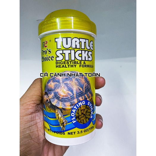 THỨC ĂN CHO RÙA TURTLE STICKS 100G PRO CHOICE