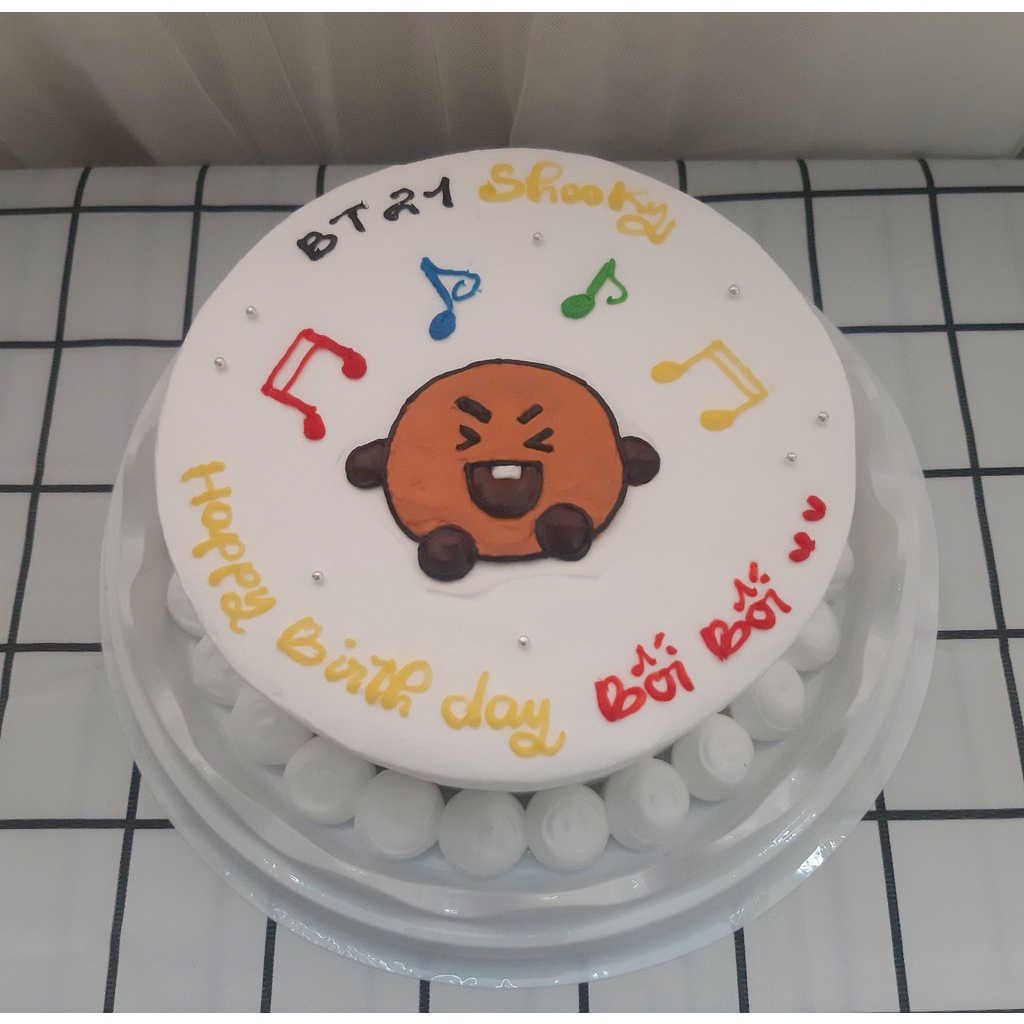 Bánh kem sinh nhật BT21 giá rẻ (Quý khách vui lòng đặt trước 1 ngày)