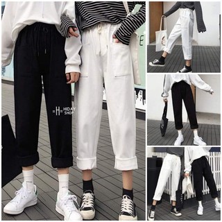 Quần BAGGY kaki túi hộp basic size S M L