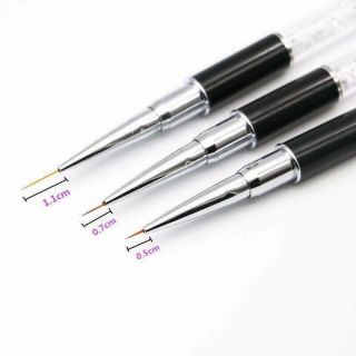 Cọ Vẽ Nét Cán Đá 7mm, 9mm, 11mm