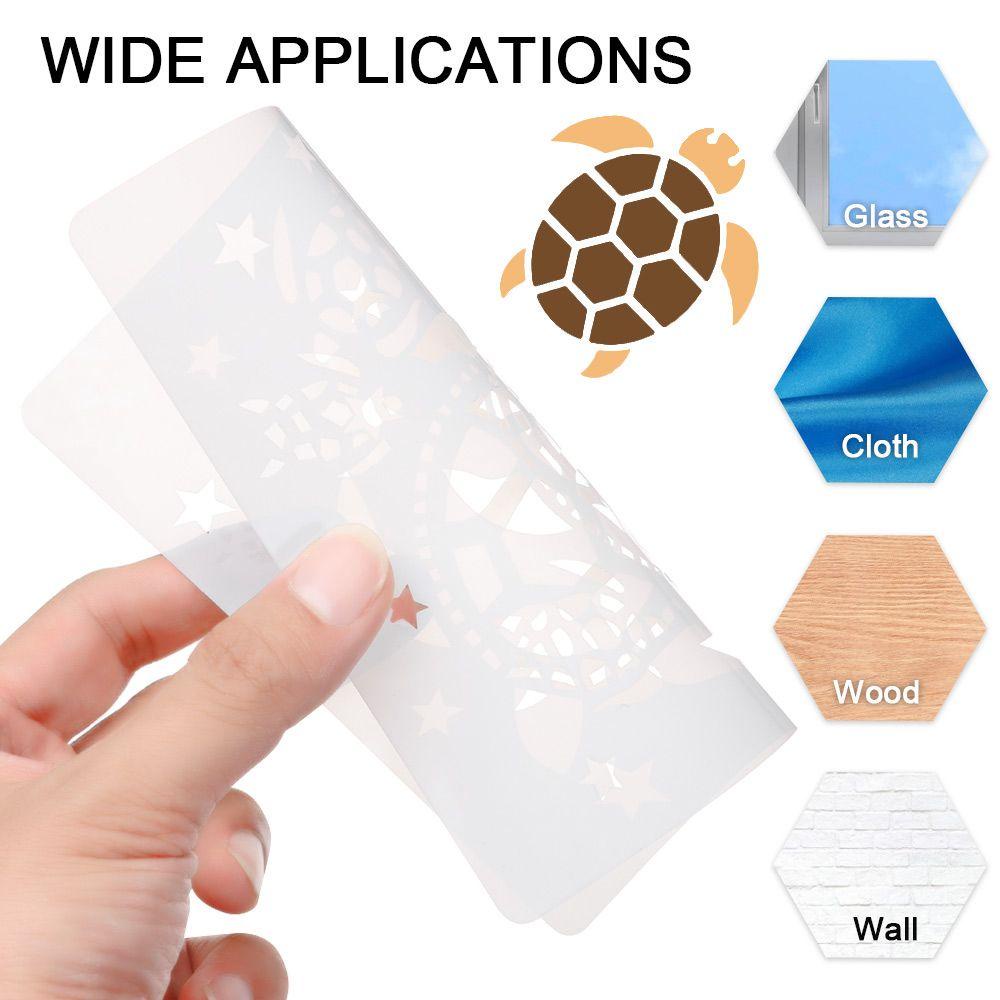 Khuôn Vẽ Tranh Hình Sinh Vật Biển Bằng Gỗ DIY