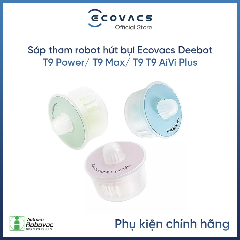 Sáp thơm robot hút bụi Ecovacs Deebot T9 Power/ T9 Max/ T9 AiVi/ T9 AiVi Plus ( 3 viên/ vỉ)