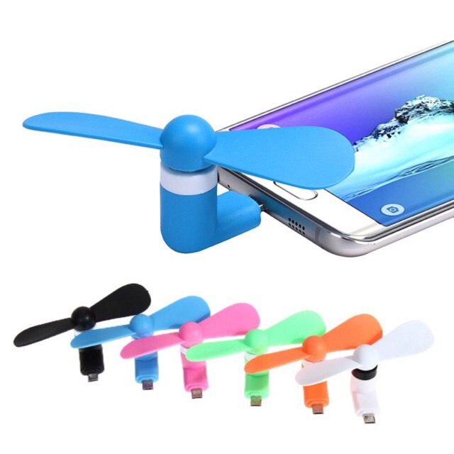Quạt USB Mini Linh Hoạt Di Động Kèm Sạc Dự Phòng Đầu Ra USB Cho Máy Tính