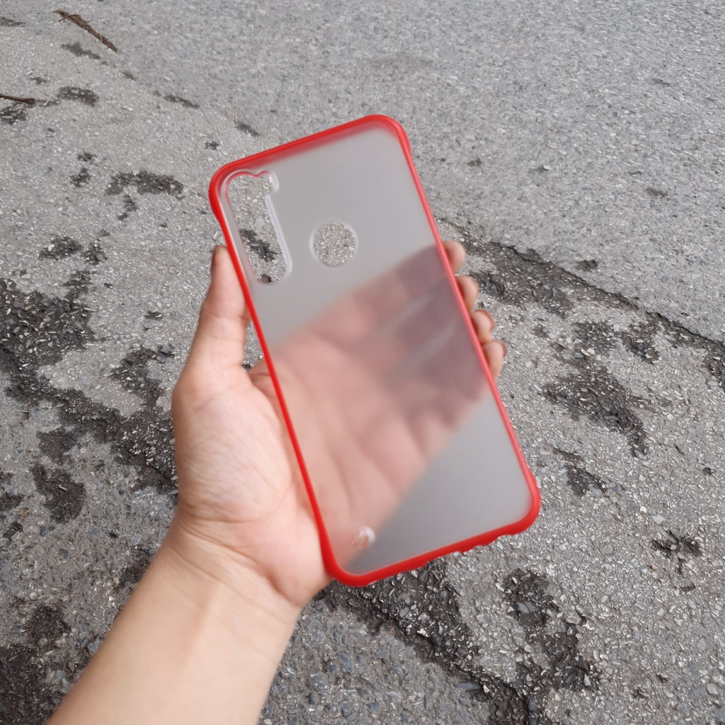 Ốp lưng nhám viền nửa cạnh ôm khít máy, chống bám vân tay Xiaomi Redmi Note 7/ Redmi Note 8 Pro/ K20/ K20 Pro/ Mi 9T