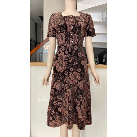 ĐẦM TRUNG NIÊN THUN KIM SA CO GIÃN