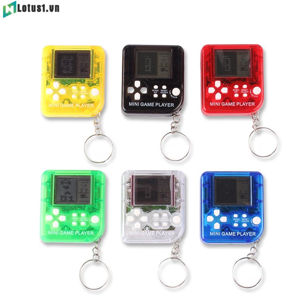 Mới Mini Retro Cổ Điển Hoài Cổ Tay Cầm Chơi Game Có Móc Khóa Tetris Trò Chơi Điện Tử Bỏ Túi Máy Chơi Game Điện Tử Đồ Chơi Sẵn Sàng Cổ