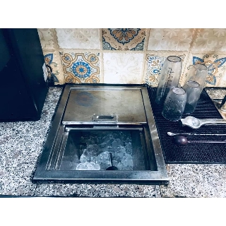 Thùng đá inox âm