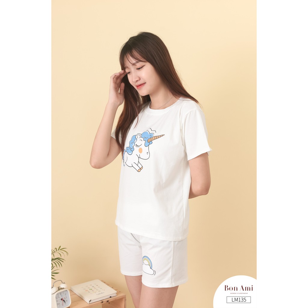 Bộ đồ ngủ Just Bra họa tiết đáng yêu, màu sắc tươi sáng LM135