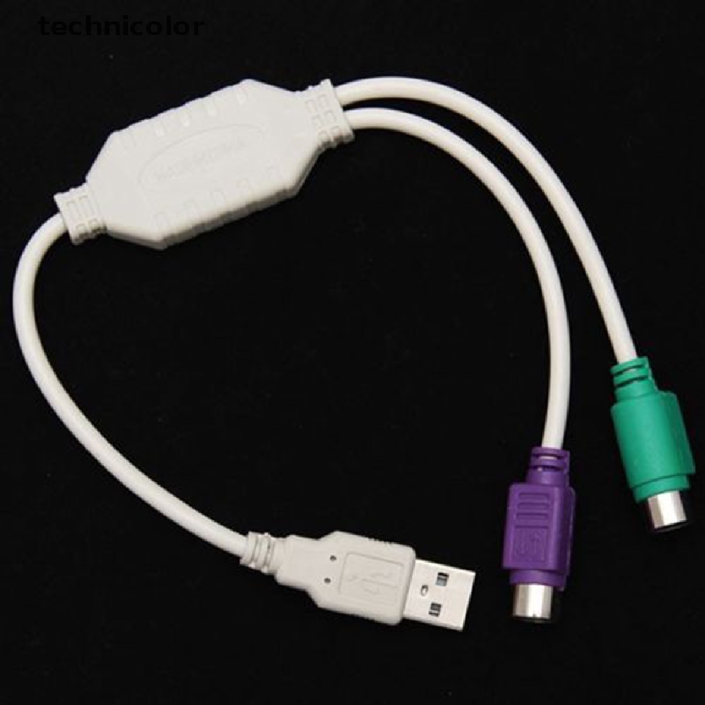 Dây Cáp Chuyển Đổi Đầu Cắm USB Sang Ổ Cắm PS2 Cho Chuột Và Bàn Phím