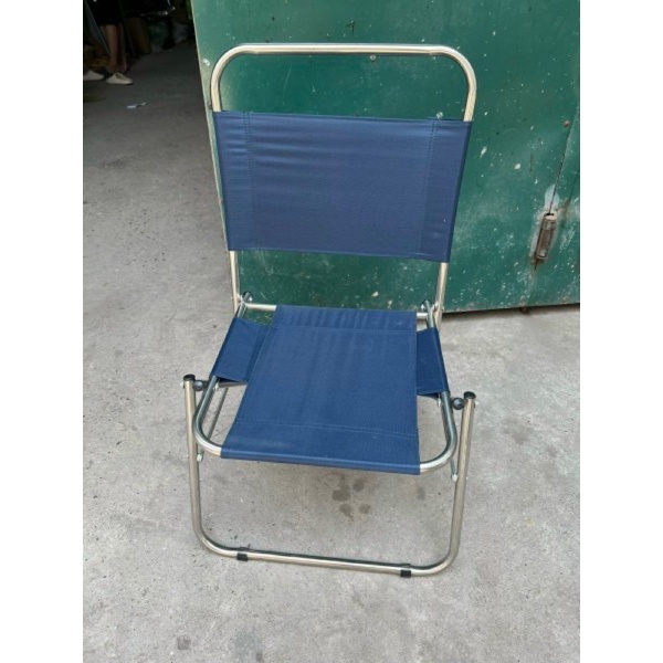 ghế inox tiện dụng ngồi dã ngoại trà đá đi câu