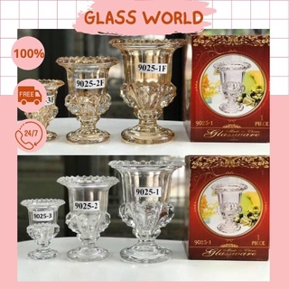 Ly thủy tinh đựng ♥PHẬT THỦ♥ 15-20cm màu: Trắng; Vàng [ RẺ VÔ ĐỊCH ]