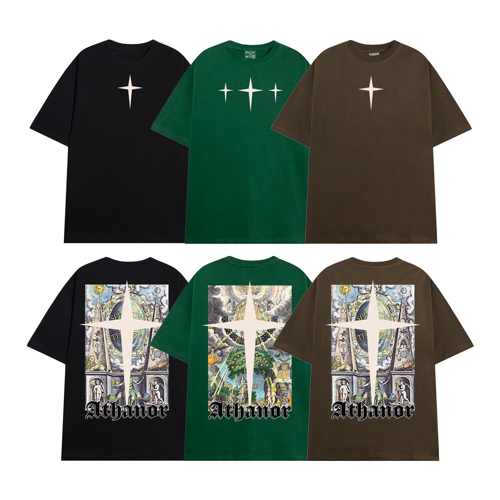 Áo local brand ATHANOR form rộng tay lỡ unisex mẫu orbis