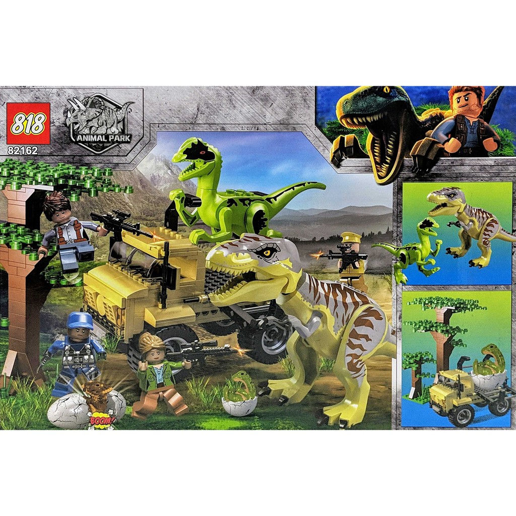 Bộ Lego lắp ráp thế giới khủng long - 450 miếng ghép