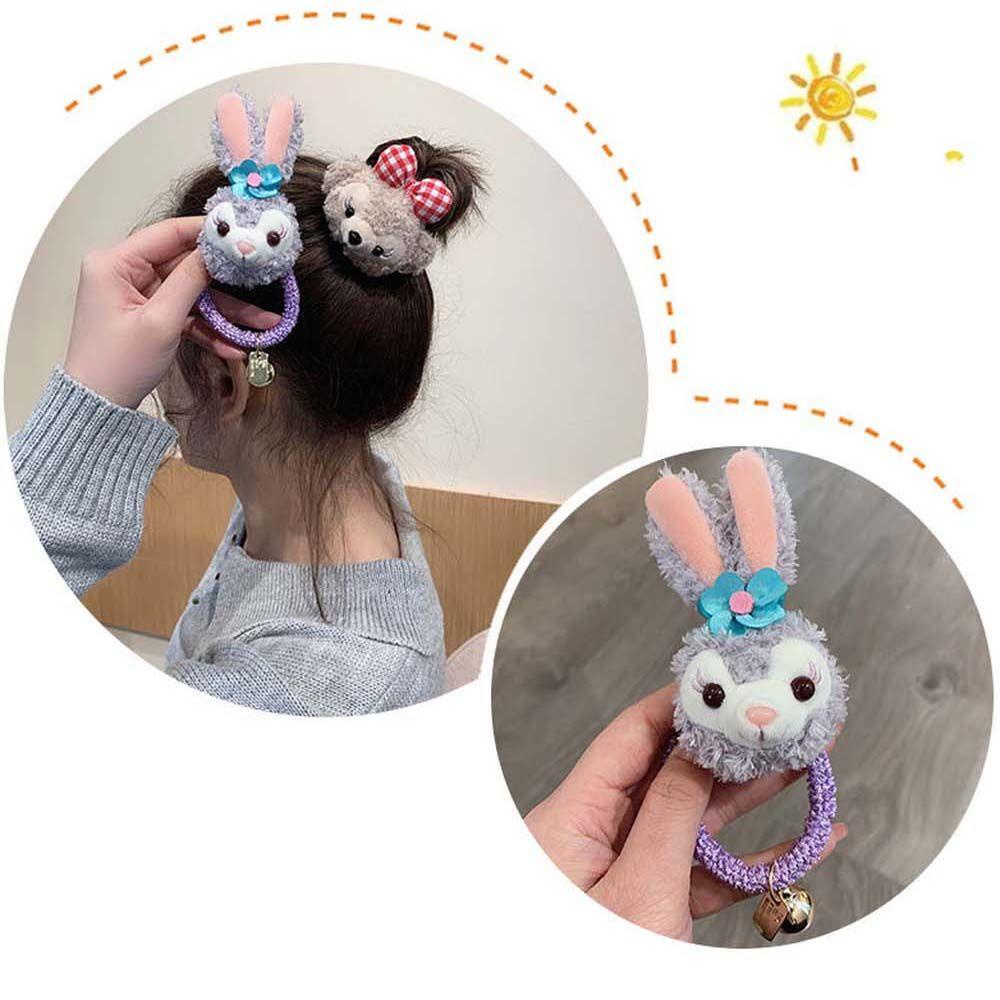 JARRED Dây Cột Tóc Đính Gấu Bông Hoạt Hình Dễ Thương Cho Bé Gái